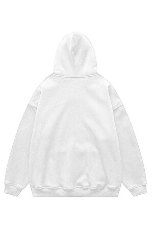 Unisex Red Hearth Sweatshirt Kapşonlu Hoodie