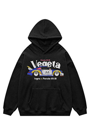Unisex Porsche Vegeta Sweatshirt Kapşonlu Hoodie