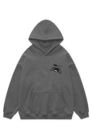 Unisex Ufo Roaming Kapşonlu Sweatshirt Hoodie