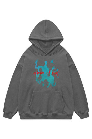 Unisex Echoes Of Fear Sweatshirt Kapşonlu Hoodie