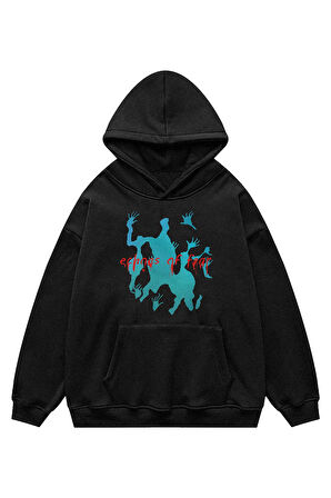 Unisex Echoes Of Fear Sweatshirt Kapşonlu Hoodie