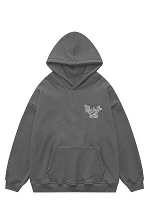 Unisex TYYZ Kapşonlu Sweatshirt Hoodie