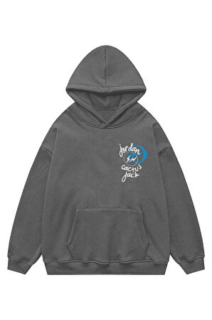 Unisex Cactus Jack J Sweatshirt Kapşonlu Hoodie