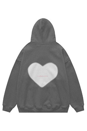 Unisex Radiate Love Sweatshirt Kapşonlu Hoodie