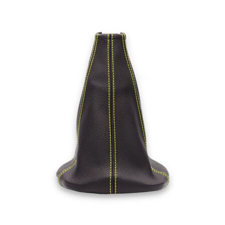 RENAULT MODUS 2004-2012  Uyumlu Vites Körüğü Siyah Deri Sarı Dikiş  