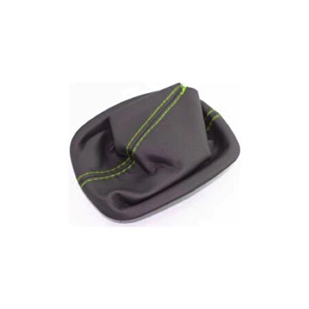 Seat Leon MK2 2005-2012  Uyumlu Vites Körüğü Siyah Deri Sarı Dikiş  