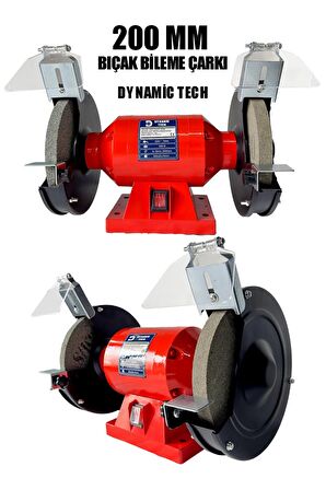 Profesyonel Çark Motoru Zimpara Balta Bıçak Bileme Makinesi Taş Motoru Taşlama 200 mm