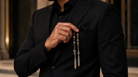 Alnis Atelier Doğal Kaplan Gözü Taşı Zaza Tesbih Erkek Özel Tasarım Hediyelik Tesbih 27 cm