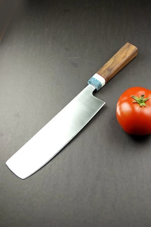 DepoTrend Aura Serisi Zülfikar Özkan İmzalı Nakiri Profesyonel Şef Bıçağı
