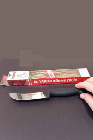 ATASAN 2'li Yüzme Bıçağı Seti Dövme Paslanmaz Çelik El Yapımı Yatağan Üretim