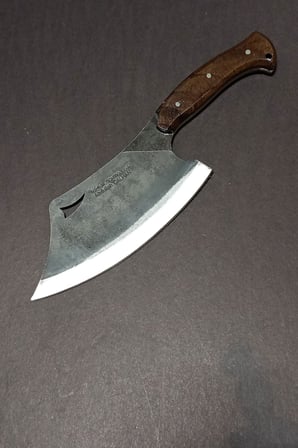 ÖzProx Abdullah Çalhan İmzalı Yekpare Dövme Çelik Satır (32 cm)