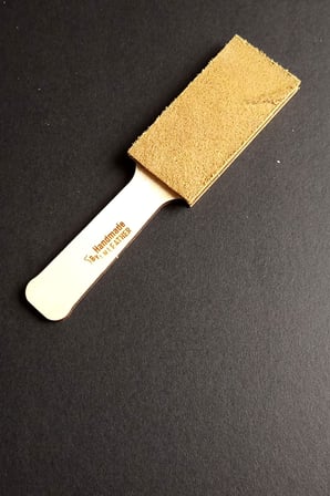 21 cm Ahşap Saplı Deri Kösele Masat