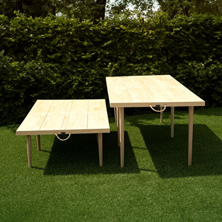Katlanabilir Piknik Masası – Katlanabilir Kamp Masası – 75x200 cm - Ham