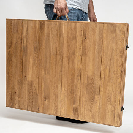 Katlanabilir Piknik Masası – Katlanabilir Kamp Masası – 75x200 cm - Ceviz