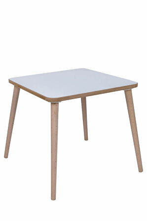 Industrial Living Çocuk Oyun, Aktivite ve Etkinlik Masası - 49x49cm -18mm 1.Sınıf Beyaz MDF