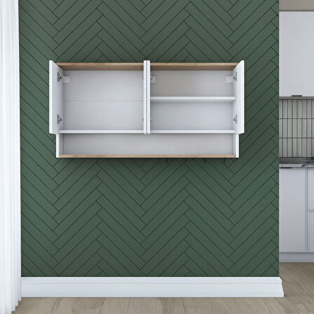 Modern MDF Çok Amaçlı Dolap, 1. Sınıf Malzeme, Duvara Monte
