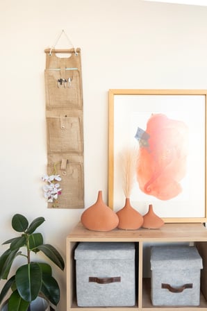 Jüt 3 Cepli Uzun Askılı Duvar Organizeri 23 x 102 cm Dolap İçi, Banyo, Mutfak ve Ev Düzeni İçin Çok Amaçlı Dikey Düzenleyici