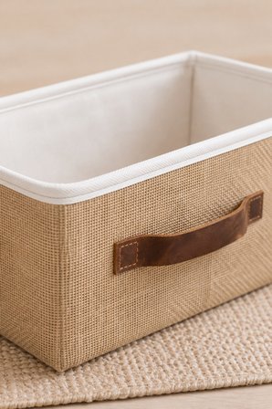 3'lü Kapaksız Jüt Düzenleyici 2M + L Boy 30x23x13 cm + 35x26x15 cm Dolap İçi Raf Banyo Organizer