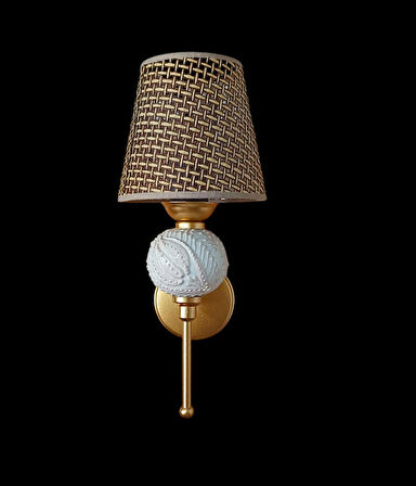 TEKLİ PERGE APLİK KREM RENGİ ÇİNİLİ RATTAN KAHVERENGİ ŞAPKALI