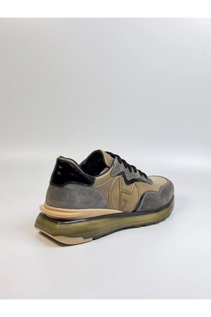Premium Hakiki Deri Erkek Sneaker | İthal Hava Tabanlı