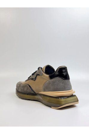 Premium Hakiki Deri Erkek Sneaker | İthal Hava Tabanlı