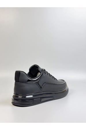 Erkek Hakiki Deri Sneaker Rugan Detaylı Ortopedik Taban Casual Ayakkabı