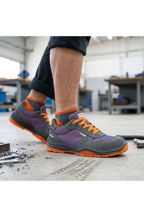 Mekap RMK-12 %100 Hakiki Deri Çelik Burunlu İş Ayakkabısı - Unisex Hafif ve Rahat Spor İş Ayakkabısı