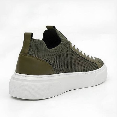 1111-1 Erkek Full Triko Neolit Taban Sneaker Haki