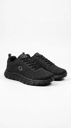 063 Erkek Siyah Triko Sneaker - Ortopedik Tabanlı Hafif Yürüyüş ve Günlük Spor Ayakkabı