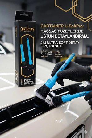 CARTAINER 4’LÜ PROFESYONEL FIRÇA SETİ Her Detay İçin Mükemmel Çözüm