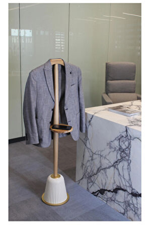 Mantova Dilsiz Uşak Krem Gold - Dilsiz Uşak Krem Gold - Askılık - Portmanto