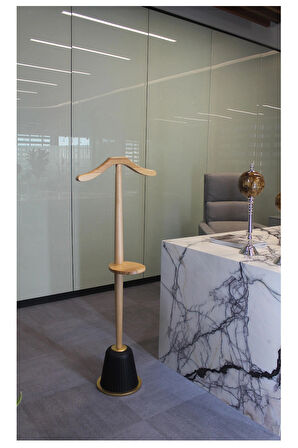 Mantova Dilsiz Uşak Siyah Gold - Dilsiz Uşak Siyah Gold - Askılık - Portmanto