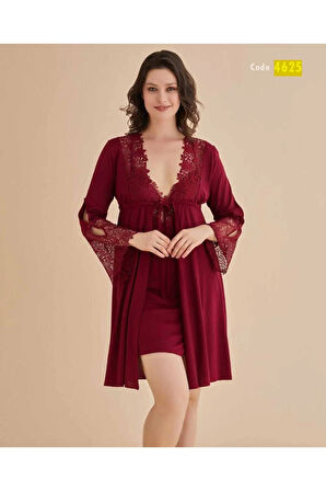 Kadın Penye 6'lı Gecelik Sabahlık Pijama Takımı Hediyelik & Çeyiz Seti D1.01.LL.02.013