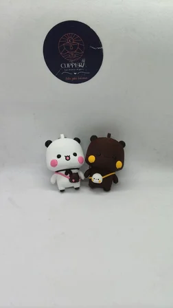 3D Dudu & Bubu Premium Çift Anahtarlık