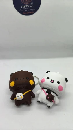 3D Dudu & Bubu Premium Çift Anahtarlık