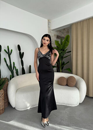 Shany İp Askılı Elbise