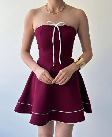 Yuna Straplez Elbise