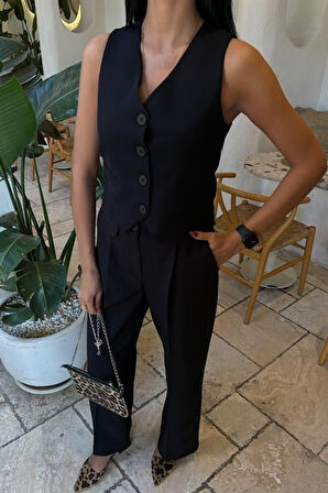 Cyrus Yelek Pantolon Takım 10103