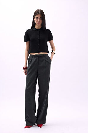 Bebe Yaka Düğmeli Bluz