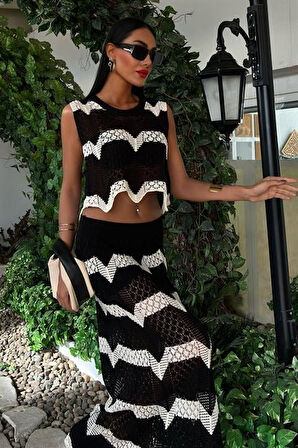 Shayna Ajurlu Crop Takım 9825