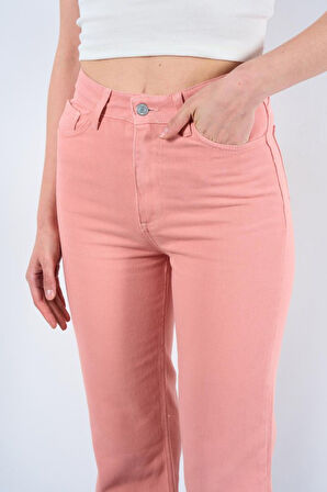 Strong Düz Pantolon - Pudra