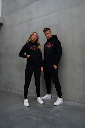 Merry Chrıstmas Sweatshirt - Hodie - Siyah