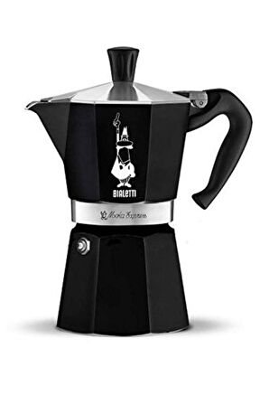 Durnes - Moka Express Siyah 6 Cup / Moka Pot