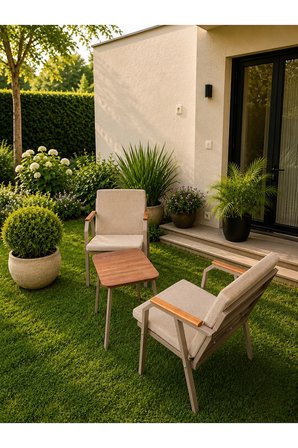 DURU 1-1 BAHÇE BALKON MOBİLYASI,SEHPALI