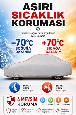 FORD CAPRI EV 3 Katlı Dolu Darbe ve Güneş Koruyucu Oto Branda