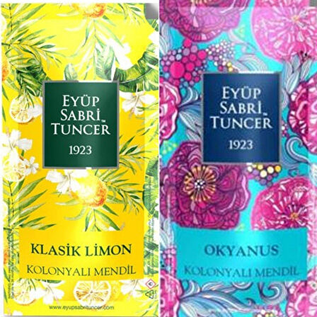 Kolonyalı Mendil Klasik Limon ve Okyanus 300 Adet