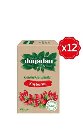 Doğadan Kuşburnu Çayı 20 Adet X 12 Adet