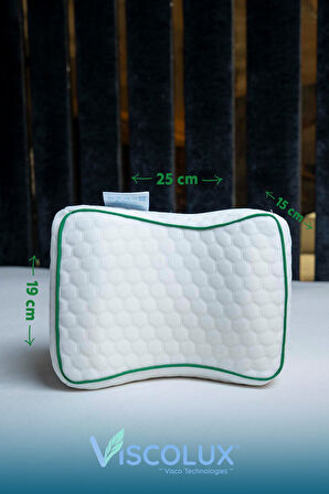 Bacak Arası Ortopedik Yastık - Diz Bacak Arası Visco Yastık Bacak Destek Minderi Pembe 25x19x14