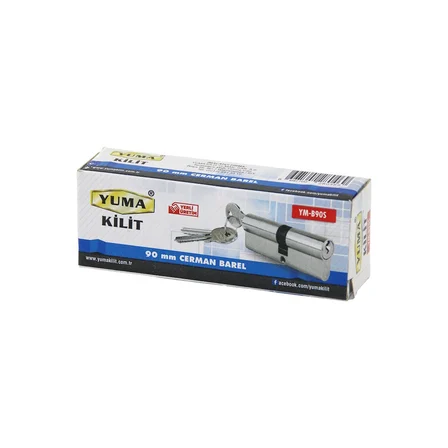 Yuma YM-B90S Cerman Barel 90mm 3 Anahtar Ambalaj Nikel Saten