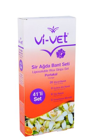 Vi-Vet Sir Ağda Bant Seti 41 Adet Bandı Portakal